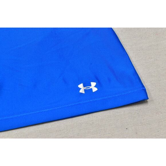 Under Armour HeatGear Women's Blue Racerback Tank Top Size XL Workout Polyester - Picture 5 of 8